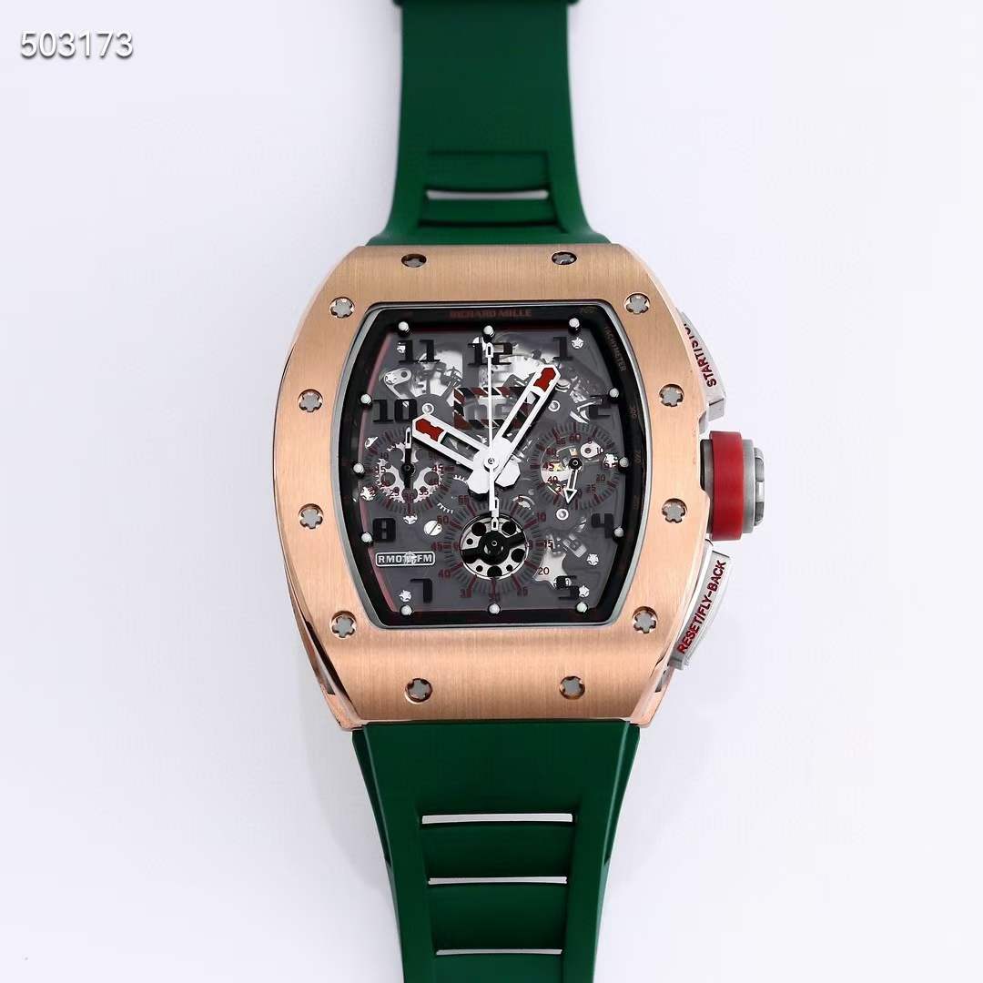 리차드밀 2023 RM011 FM 그린스트랩 시계 워치